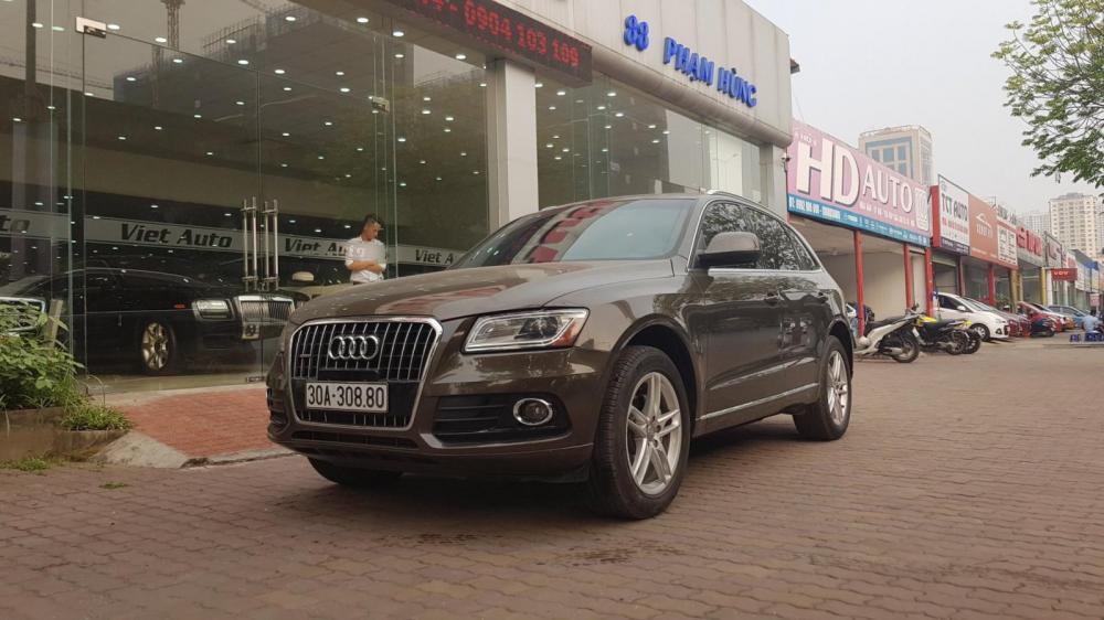 Audi Q5  2.0T Quattro Premium Plus 2013 - Bán Audi Q5 2.0T Quattro Premium Plus màu cafe sản xuất 2013 đăng ký 2014 tên công ty