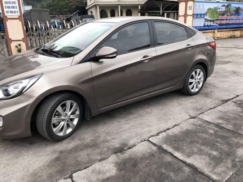 Hyundai Accent  1.4AT 2011 - Bán Hyundai Accent 1.4AT 2011, màu nâu, nhập khẩu  