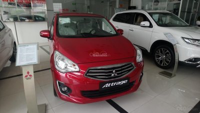 Mitsubishi Attrage 2019 - Bán Mitsubishi Attrage sản xuất năm 2019, màu đỏ, nhập khẩu, trả trước 100 triệu, liên hệ: 0911.821.457