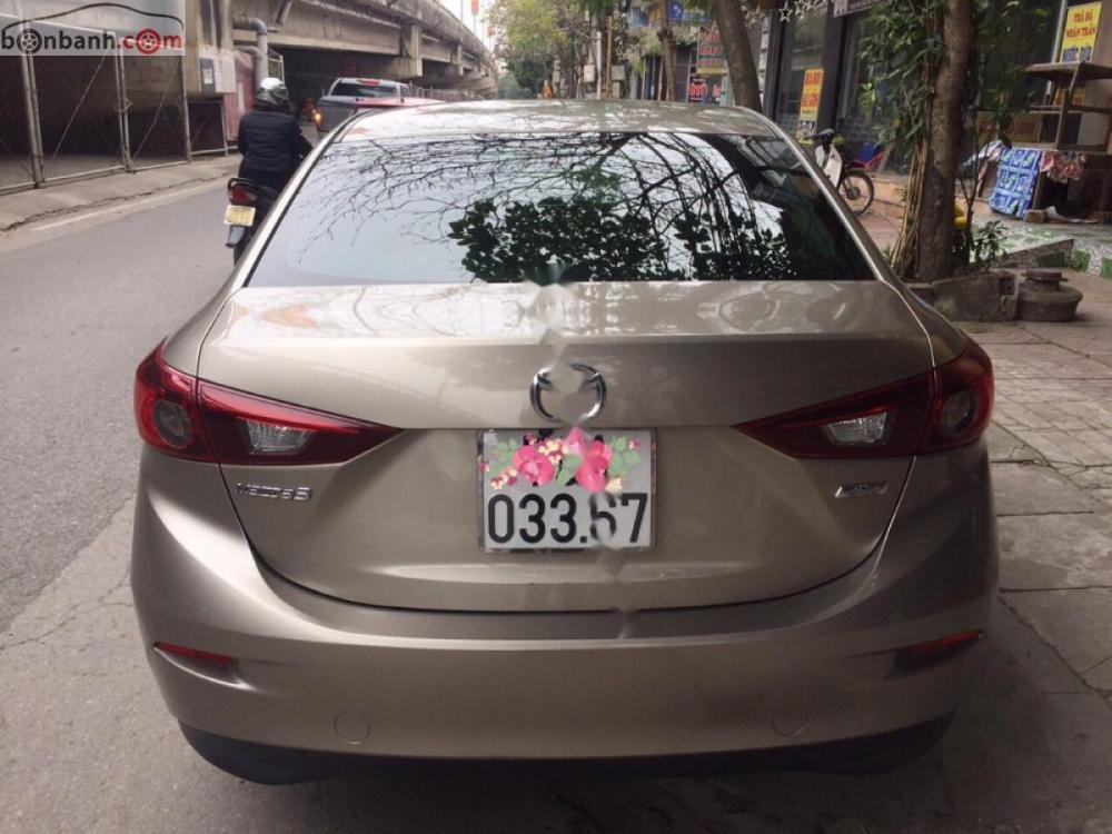 Mazda 3 1.5 AT 2015 - Bán Mazda 3 2015 số tự động, màu vàng cát cực đẹp