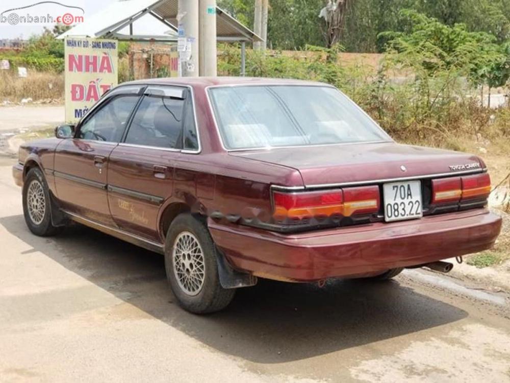 Toyota Camry 2.0 AT 1990 - Cần bán Toyota Camry 2.0 AT đời 1990, màu đỏ, nhập khẩu  