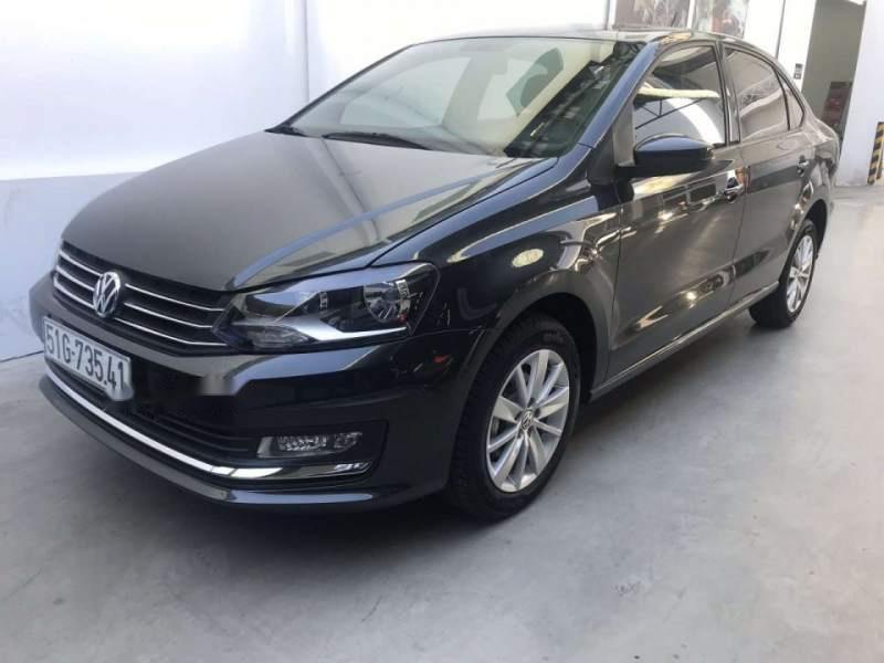 Volkswagen Polo  1.6 2019 - Cần bán gấp Volkswagen Polo 1.6 đời 2019, màu đen, nhập khẩu số tự động, giá tốt