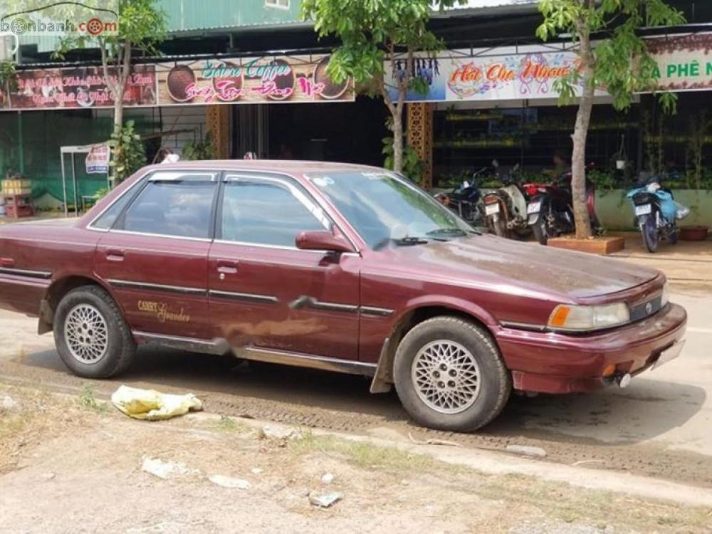 Toyota Camry 2.0 AT 1990 - Cần bán Toyota Camry 2.0 AT đời 1990, màu đỏ, nhập khẩu  