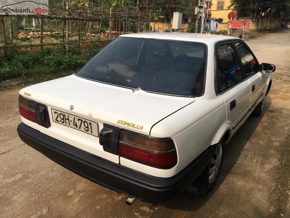 Toyota Corolla GLi 1.6 MT 1992 - Bán Toyota Corolla GLi 1.6 MT 1992, màu trắng, nhập khẩu