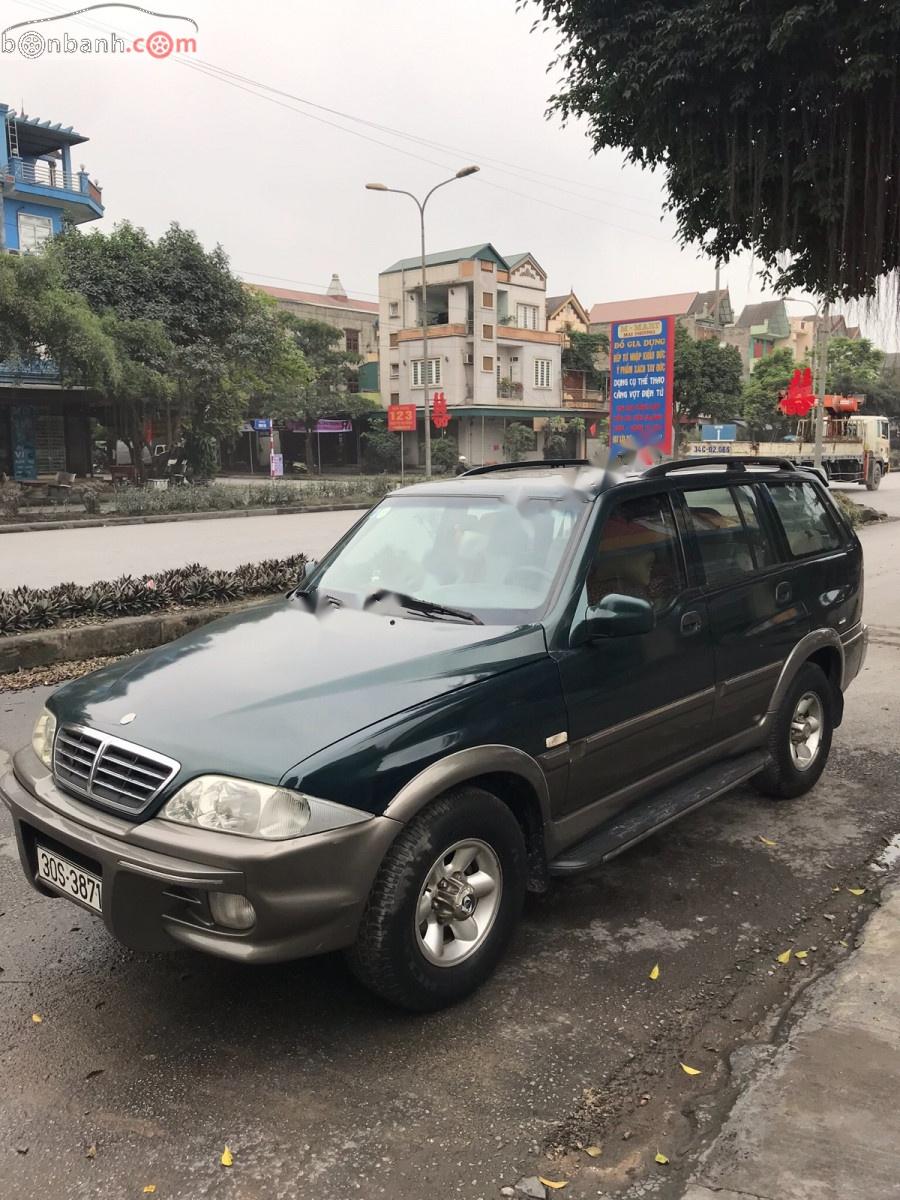 Ssangyong Musso   2005 - Bán xe Ssangyong Musso năm 2005, màu xanh lam, nhập khẩu nguyên chiếc 