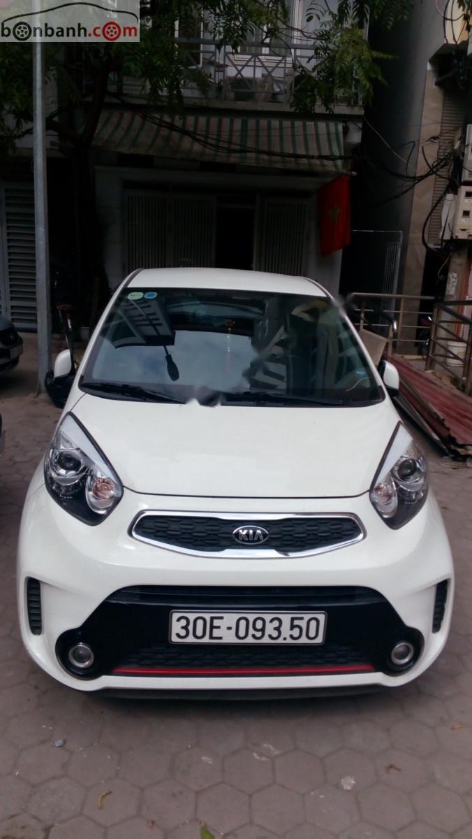 Kia Morning Si AT 2016 - Cần bán lại xe Kia Morning Si AT 2016, màu trắng xe gia đình