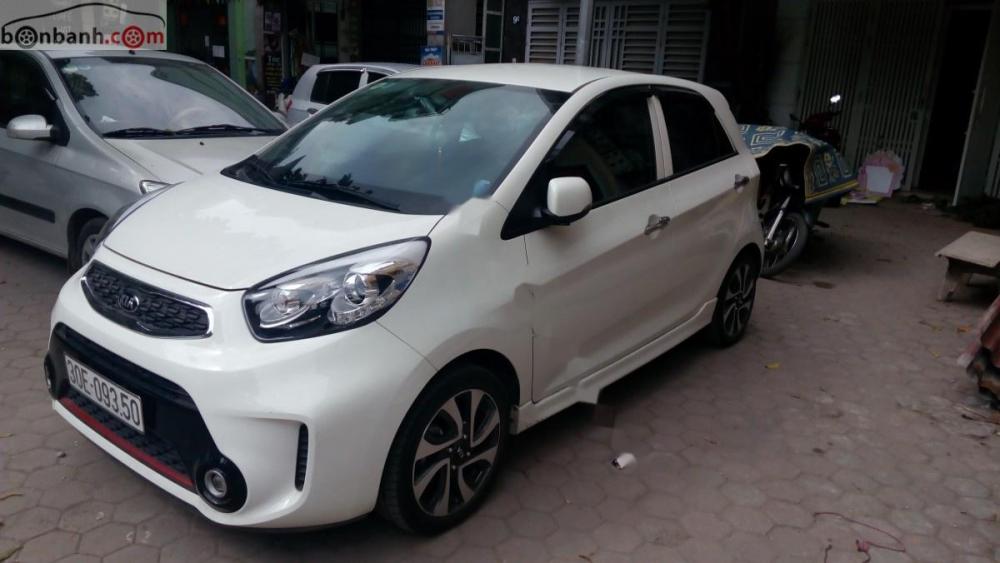 Kia Morning Si AT 2016 - Cần bán lại xe Kia Morning Si AT 2016, màu trắng xe gia đình