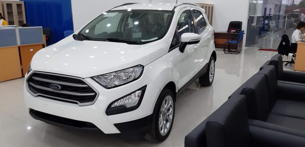 Ford EcoSport Trend AT 2019 - Bán xe Ford EcoSport Trend AT năm sản xuất 2019, màu trắng, giao ngay, nhiều khuyến mãi hấp dẫn