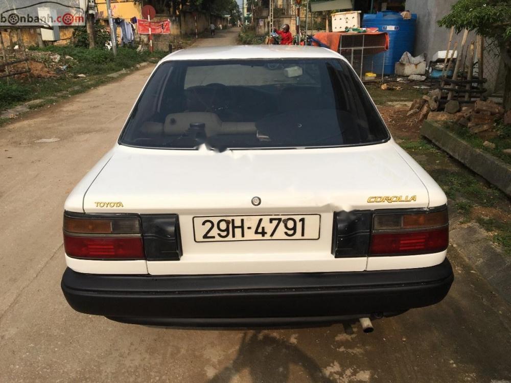 Toyota Corolla GLi 1.6 MT 1992 - Bán Toyota Corolla GLi 1.6 MT 1992, màu trắng, nhập khẩu