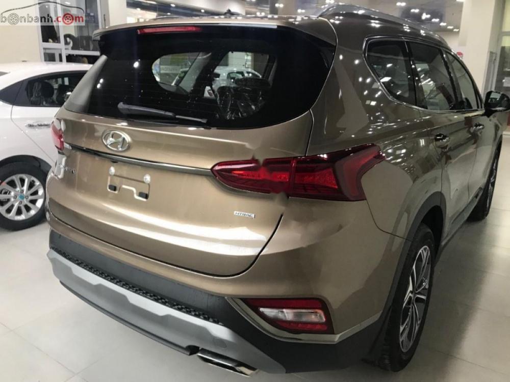 Hyundai Santa Fe 2019 - Cần bán Hyundai Santa Fe năm 2019, màu nâu 