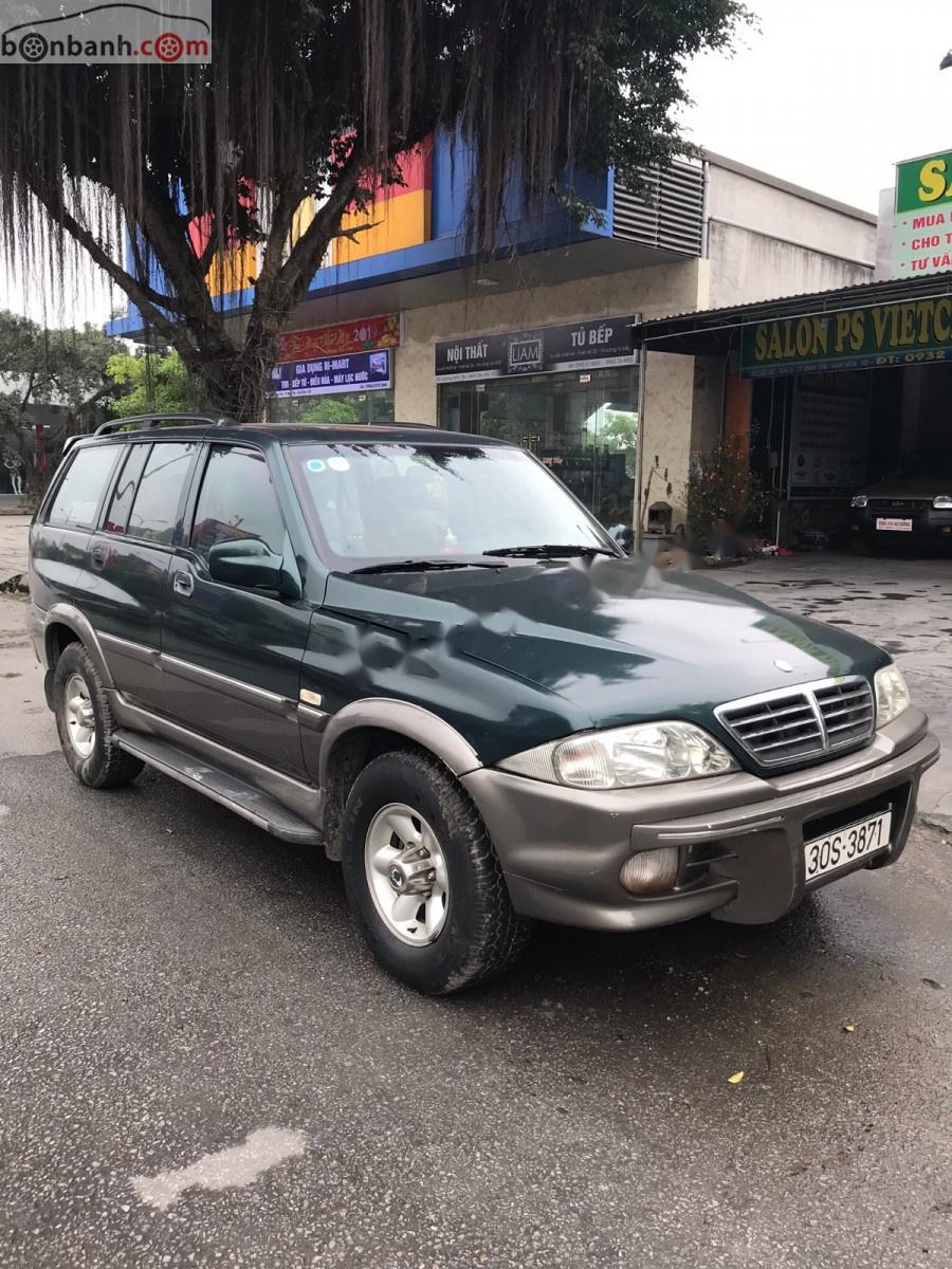 Ssangyong Musso   2005 - Bán xe Ssangyong Musso năm 2005, màu xanh lam, nhập khẩu nguyên chiếc 