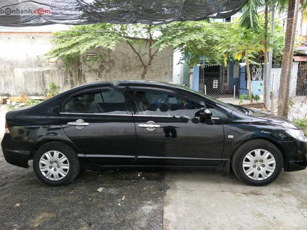 Honda Civic 1.8 MT 2008 - Bán ô tô Honda Civic 1.8 MT năm 2008, màu đen, xe nhập, giá 320tr