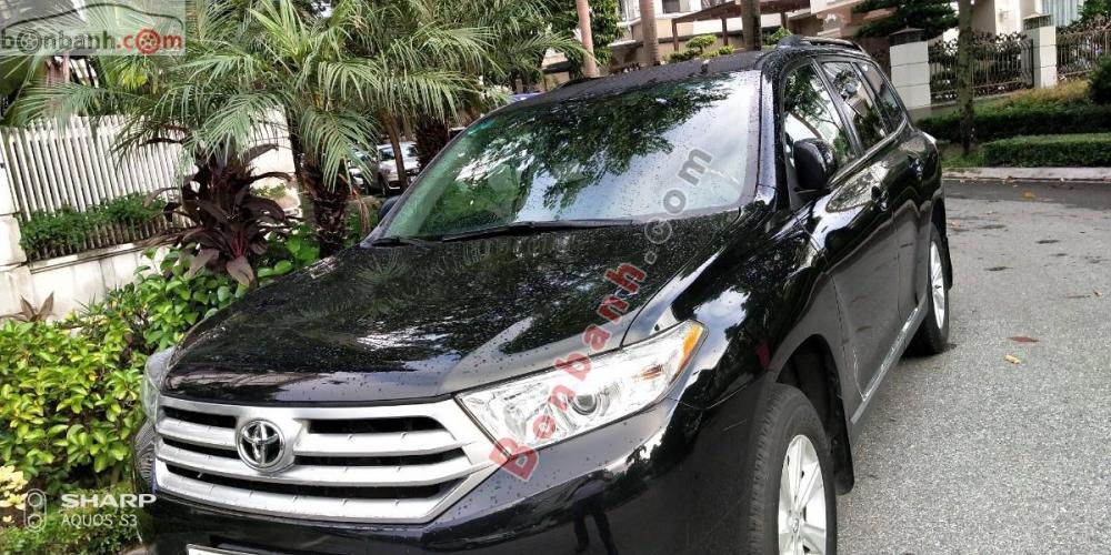 Toyota Highlander SE 2.7 2011 - Bán Toyota Highlander SE 2.7 2011, màu đen, xe nhập