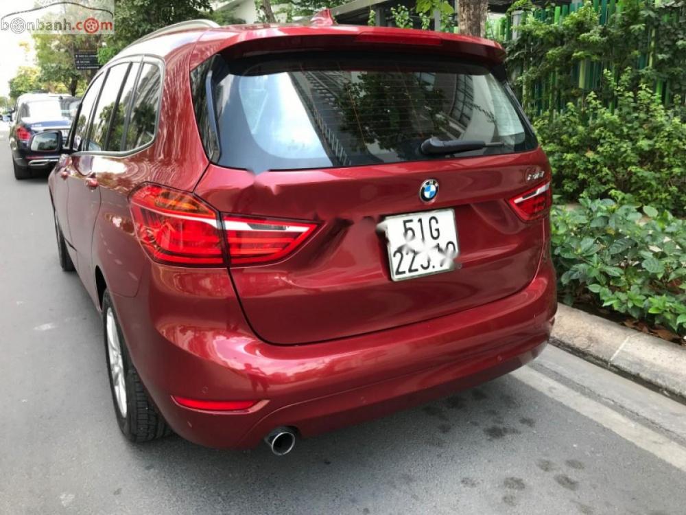 BMW 2 Series 218i Gran Tourer 2016 - Xe BMW 2 Series 218i Gran Tourer 2016, màu đỏ, nhập khẩu nguyên chiếc  