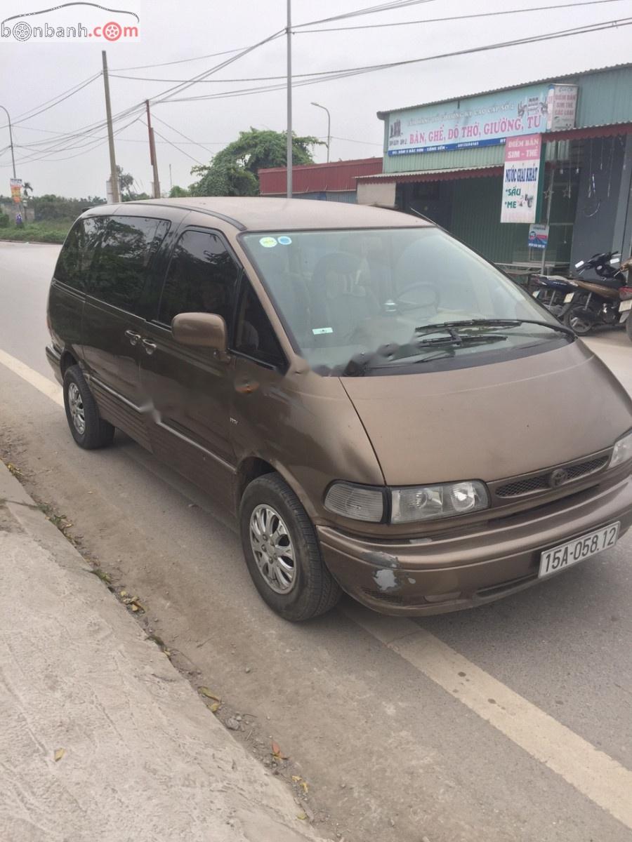 Toyota Previa 1991 - Bán ô tô Toyota Previa năm 1991, màu nâu, xe nhập