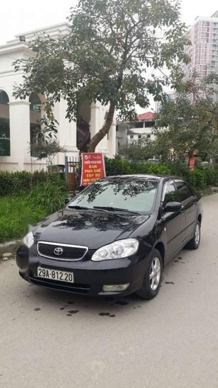 Toyota Corolla altis   MT 2003 - Gia đình bán xe Toyota Corolla Altis MT năm 2003, màu đen