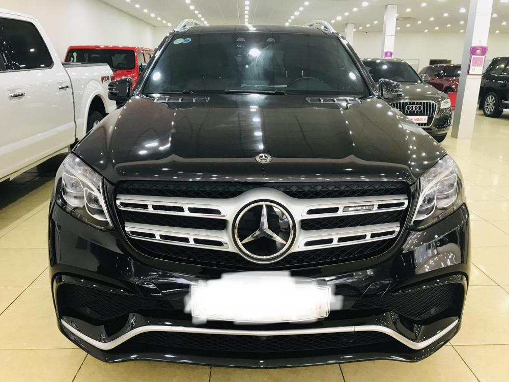 Mercedes-Benz GLS 400 4matic 2017 - Bán Mercedes GLS 400 đã lên fom GLS 63, màu đen, sản xuất và đăng ký 2017, biển Hà Nội