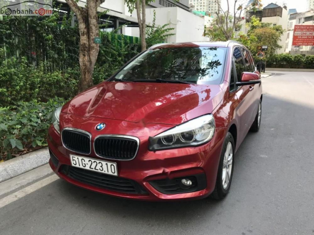 BMW 2 Series 218i Gran Tourer 2016 - Xe BMW 2 Series 218i Gran Tourer 2016, màu đỏ, nhập khẩu nguyên chiếc  