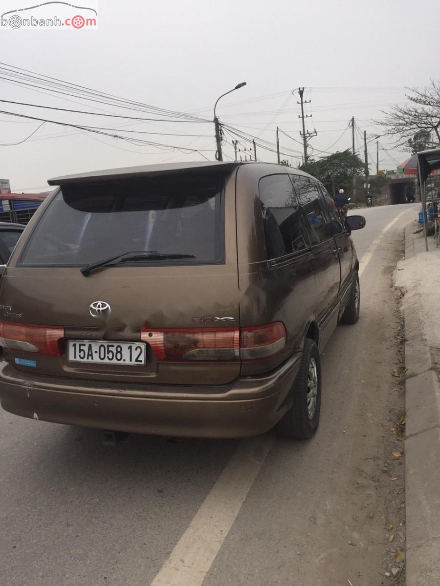 Toyota Previa 1991 - Bán ô tô Toyota Previa năm 1991, màu nâu, xe nhập