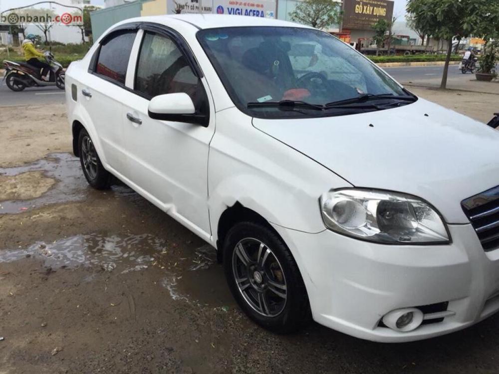 Daewoo Gentra 2008 - Cần bán lại xe Daewoo Gentra sản xuất năm 2008, màu trắng 