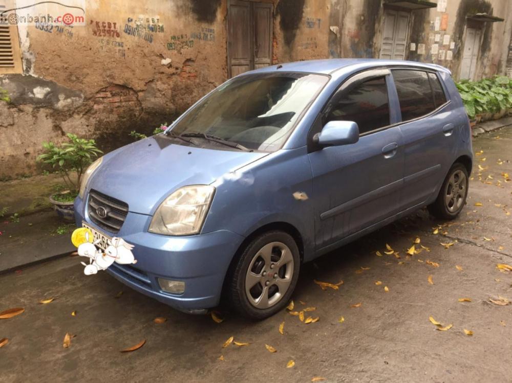 Kia Morning EX 2008 - Bán ô tô Kia Morning EX đời 2008, màu xanh lam, 128tr