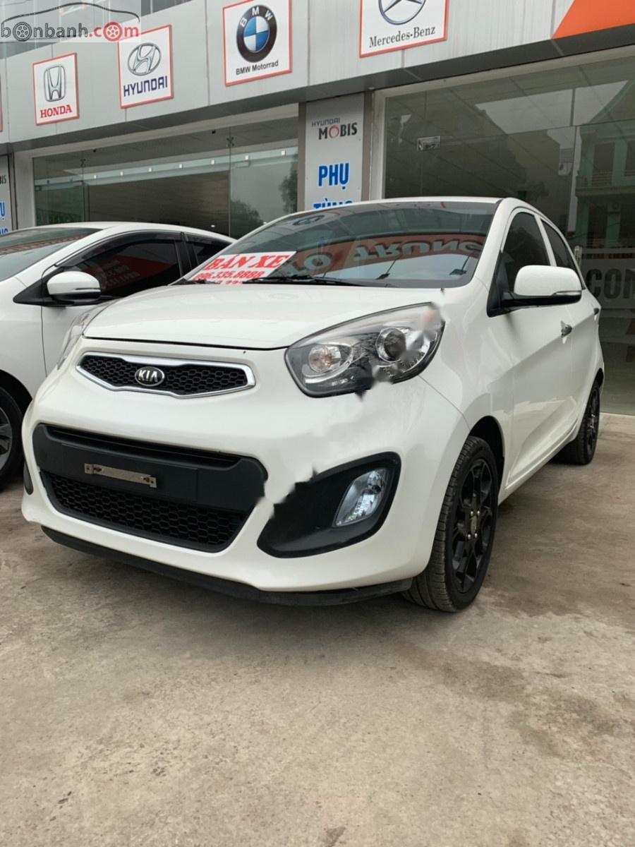 Kia Picanto 1.25 AT 2013 - Cần bán gấp Kia Picanto 1.25 AT sản xuất 2013, màu trắng  