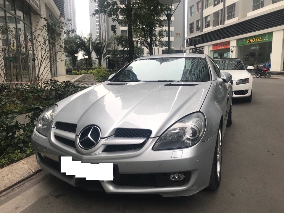 Mercedes-Benz SLK class SLK 200 2009 - Mercedes SLK 200 màu bạc đời 2010, nhập khẩu nguyên đăng ký 2011 biển Hà Nội