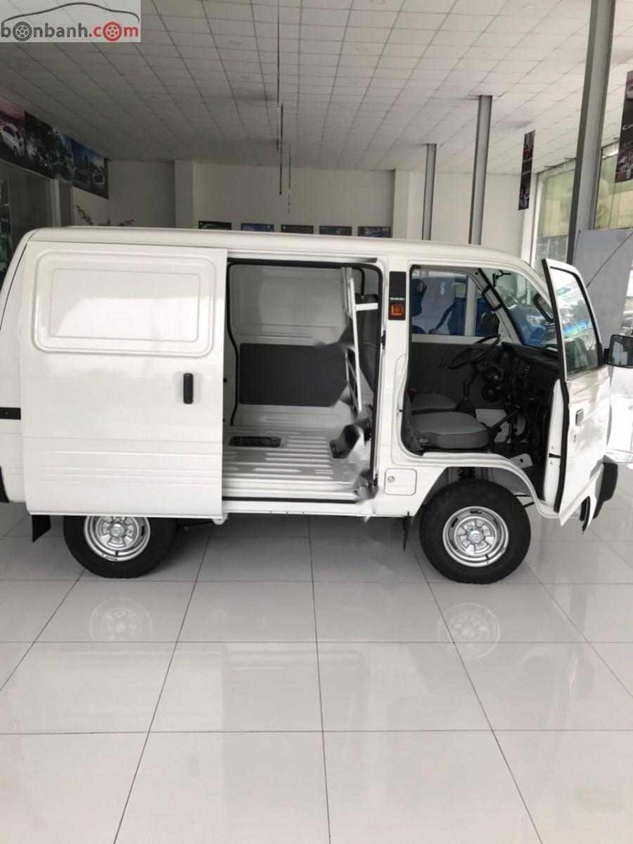 Suzuki Blind Van   2018 - Bán xe Suzuki Carry Blind Van sx 2018, số tay, máy xăng, màu trắng, nội thất màu ghi