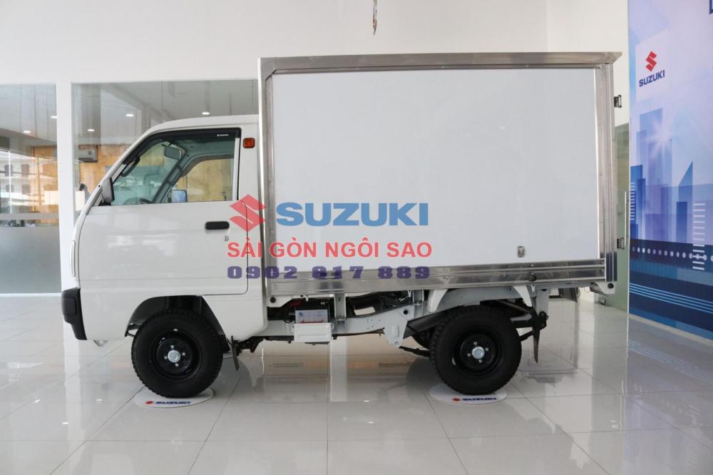 Suzuki Supper Carry Truck   2018 - Bán ô tô Suzuki Supper Carry Truck số sàn, sản xuất năm 2018, màu trắng, nhập khẩu, giá tốt