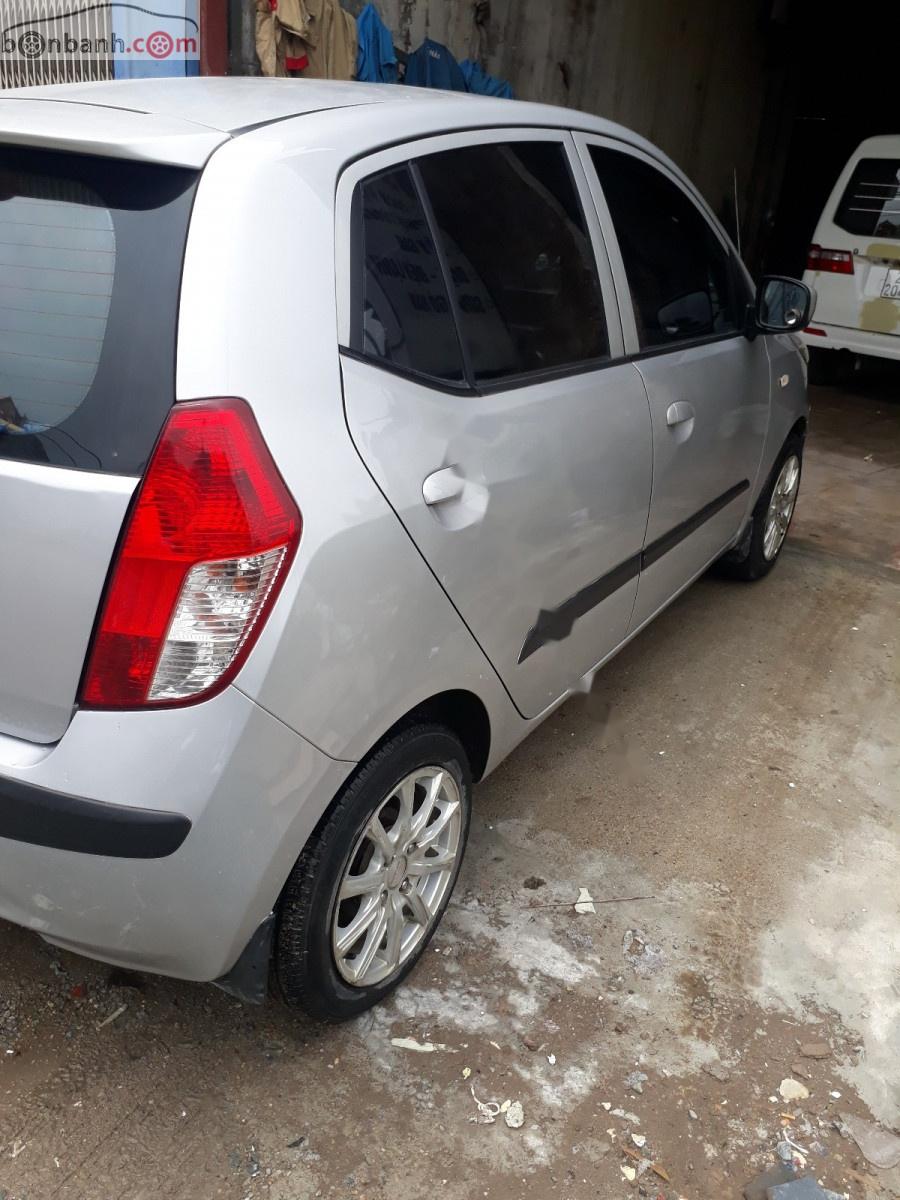 Hyundai i10 2008 - Cần bán lại xe Hyundai i10 đời 2008, màu bạc, nhập khẩu