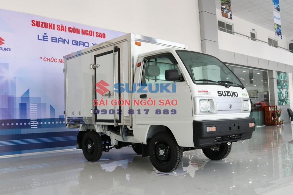 Suzuki Supper Carry Truck   2018 - Bán ô tô Suzuki Supper Carry Truck số sàn, sản xuất năm 2018, màu trắng, nhập khẩu, giá tốt