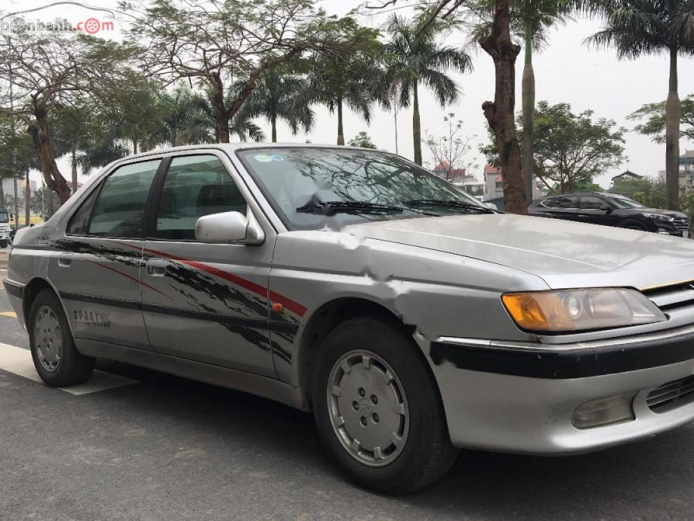 Peugeot 605 2.0 MT 1994 - Bán Peugeot 605 2.0 MT đời 1994, màu bạc, nhập khẩu