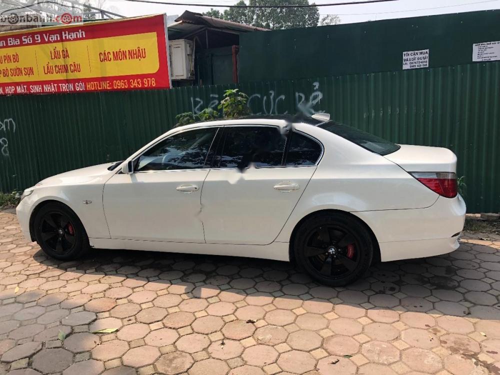 BMW 5 Series 525i   2008 - Bán BMW 525i 2008, màu trắng, nhập khẩu 