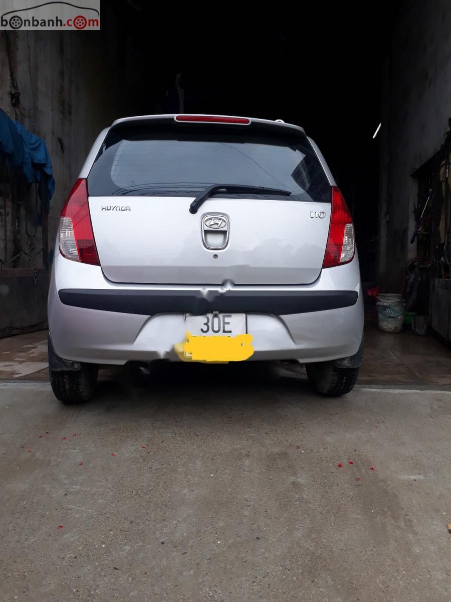 Hyundai i10 2008 - Cần bán lại xe Hyundai i10 đời 2008, màu bạc, nhập khẩu