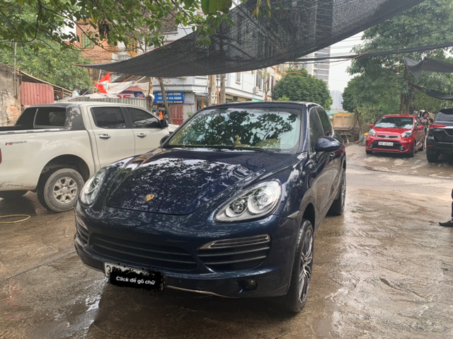 Porsche Cayenne S 2012 - Cần bán gấp Porsche Cayenne S đời 2012, màu xanh lam, nhập khẩu nguyên chiếc số tự động