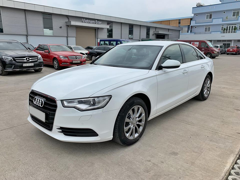 Audi A6 2014 - Bán xe Audi A6 màu trắng 2014. Trả trước 450 nhận xe ngay