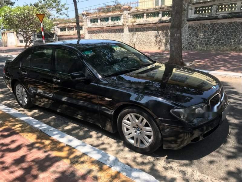 BMW 7 Series 745i 2002 - Cần bán lại xe BMW 7 Series 745i 2002, màu đen, nhập khẩu