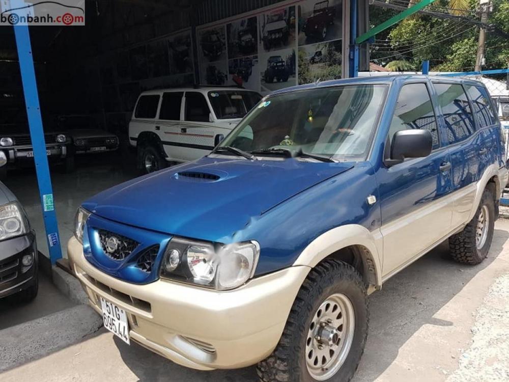 Nissan Terrano GX 2.7TD 2000 - Cần bán lại xe Nissan Terrano GX 2.7TD năm sản xuất 2000, màu xanh lam 