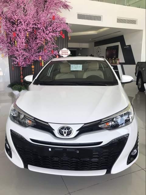 Toyota Yaris   1.5CVT  2019 - Bán ô tô Toyota Yaris 1.5CVT năm sản xuất 2019, màu trắng, nhập khẩu