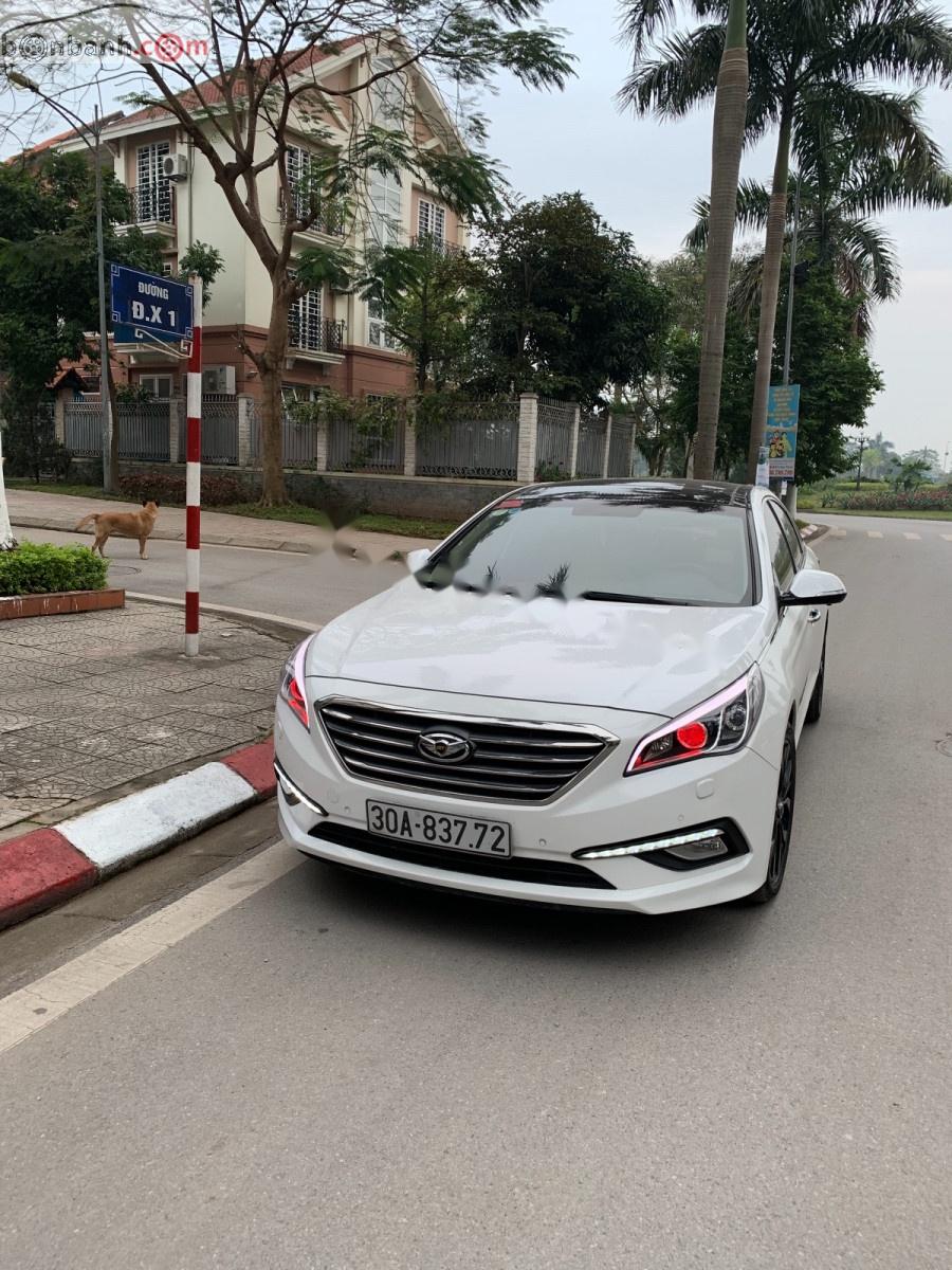 Hyundai Sonata 2015 - Bán Hyundai Sonata năm sản xuất 2015, màu trắng, nhập khẩu 