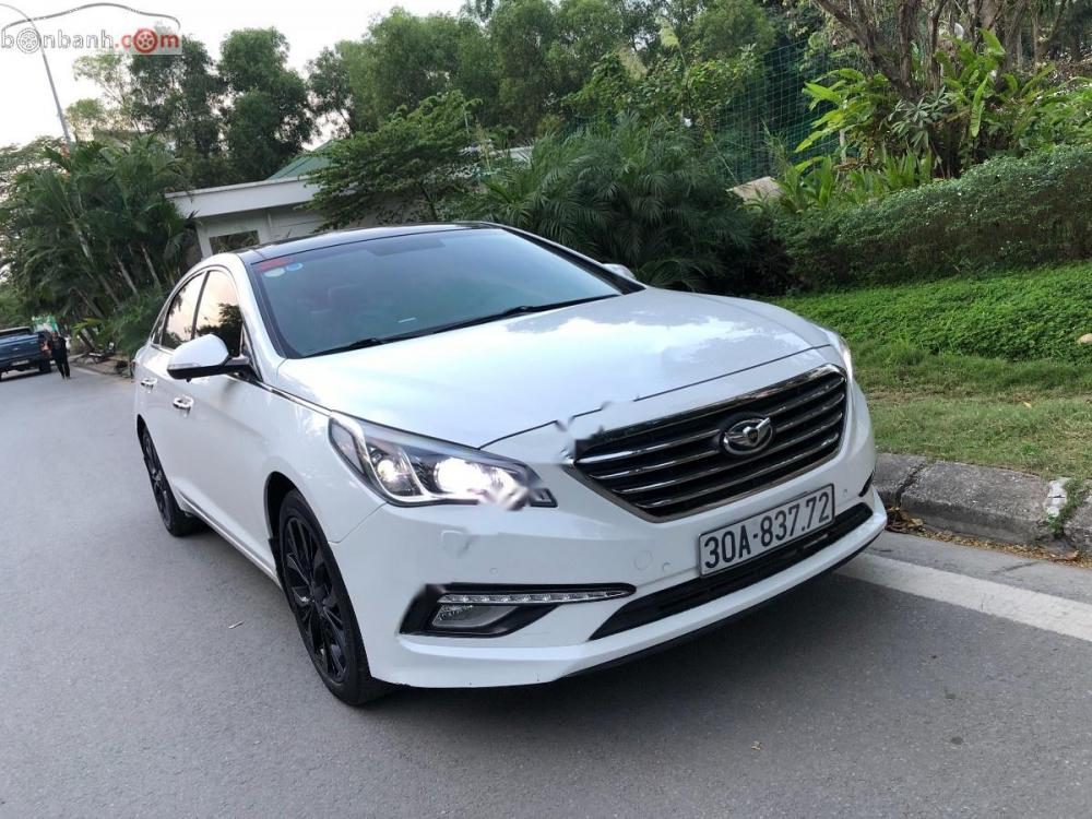 Hyundai Sonata 2015 - Bán Hyundai Sonata năm sản xuất 2015, màu trắng, nhập khẩu 