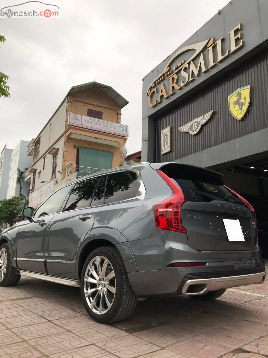 Volvo XC90 T6 Inscription 2016 - Bán Volvo XC90 T6 Inscription sản xuất 2016, màu xám, nhập khẩu