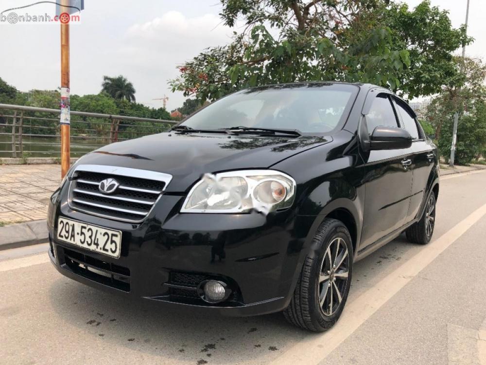 Daewoo Gentra SX MT 2008 - Bán xe Daewoo Gentra SX MT đời 2008, màu đen, chính chủ, giá tốt