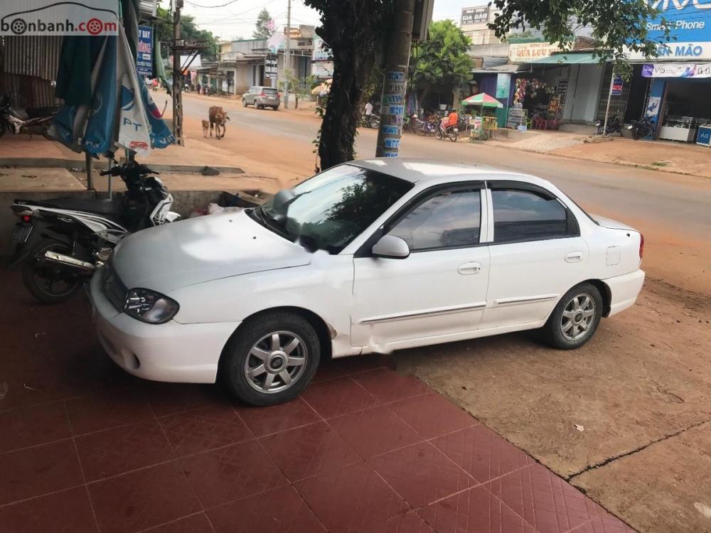 Kia Spectra 1.6 2004 - Bán Kia Spectra 1.6 đời 2004, màu trắng