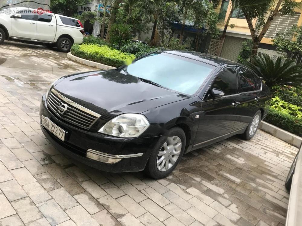 Nissan Teana  2.0AT  2007 - Bán Nissan Teana 2.0AT sản xuất 2007, màu đen, nhập khẩu 