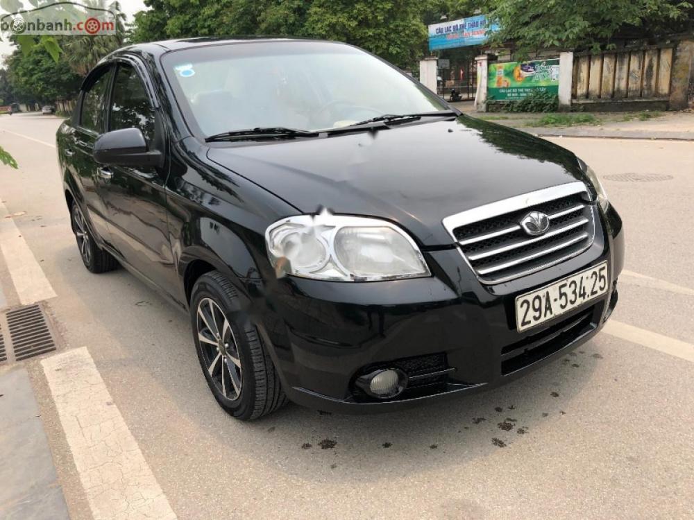 Daewoo Gentra SX MT 2008 - Bán xe Daewoo Gentra SX MT đời 2008, màu đen, chính chủ, giá tốt