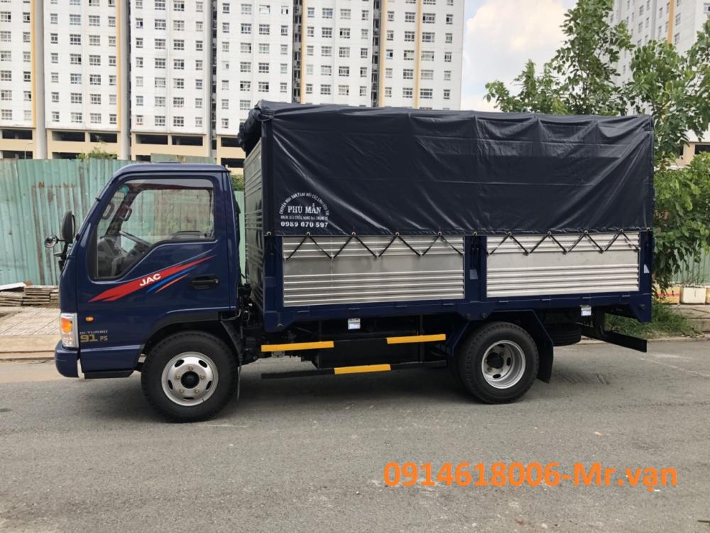2019 - Bán xe tải JAC 2T4 độgg cơ Isuzu, giá khuyến mãi, thủ tục vay cao