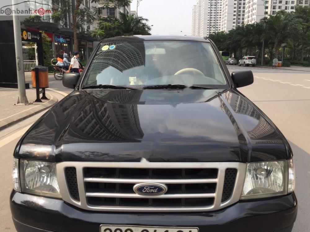 Ford Ranger XLT 2008 - Bán Ford Ranger màu đen, máy dầu, 2 cầu 4x4, Đk 2008 màu đen