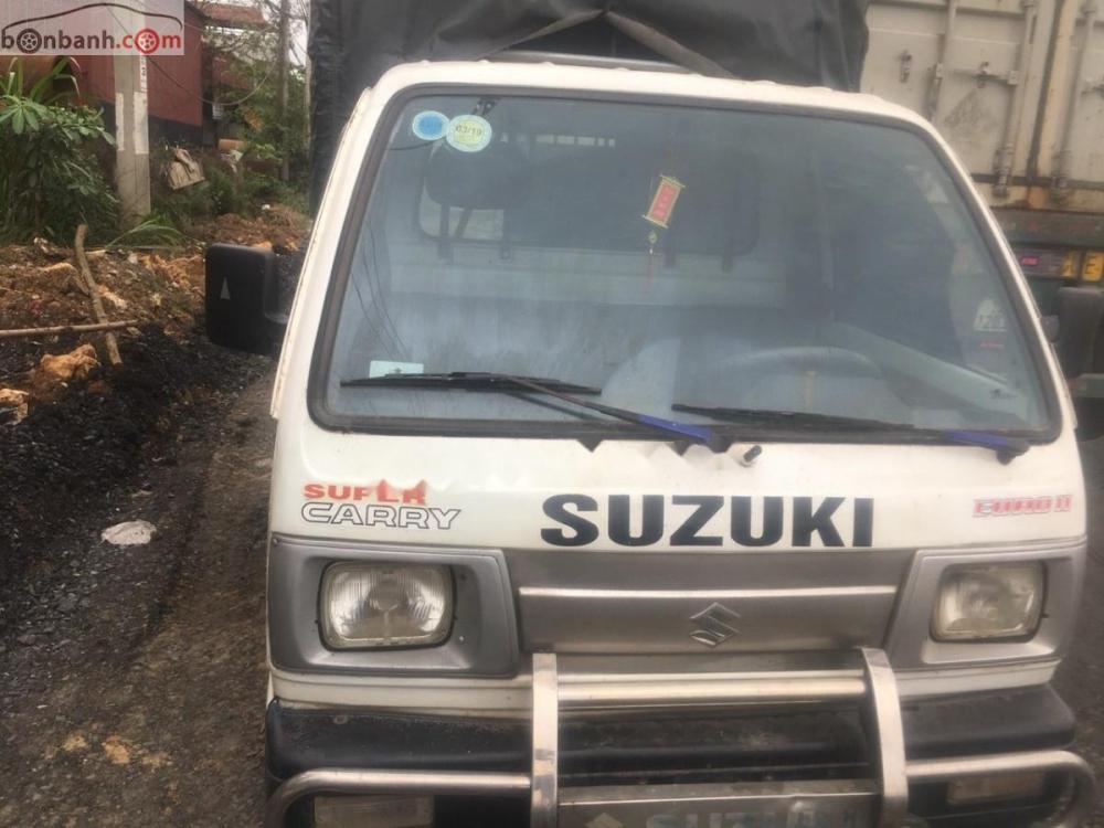 Suzuki Super Carry Truck 1.0 MT 2009 - Cần bán xe tải thùng 5 tạ Suzuki Super Carry Sx 2009, số tay, máy dầu, màu bạc, nội thất màu đen