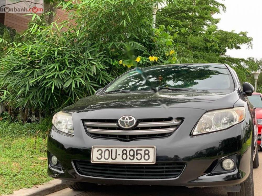 Toyota Corolla altis 1.8 2009 - Bán ô tô Toyota Corolla altis 1.8 năm 2009, màu đen, nhập khẩu nguyên chiếc 